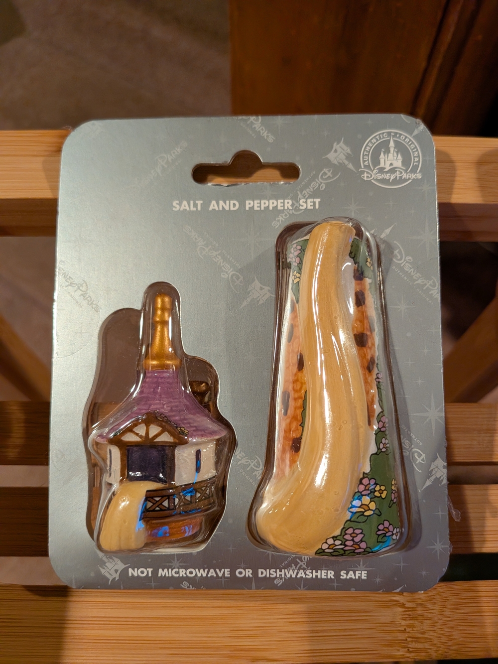 Disney Rapunzel Tower Salt & Pepper Shaker Set - Yellow & Purple
